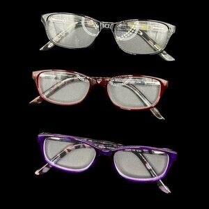 Colorful/Tortoiseshell Reading Glasses x3